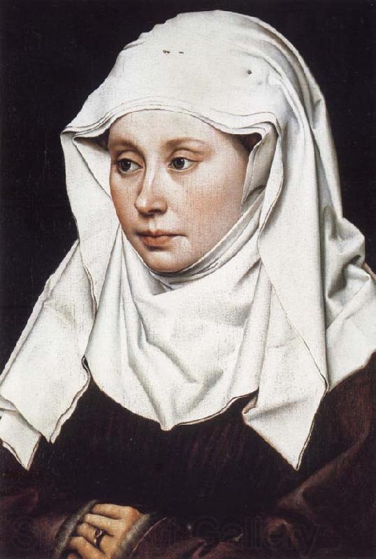 Robert Campin Portrait of a Woman France oil painting art